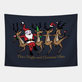 Dancing Christmas Vibes Tapestry