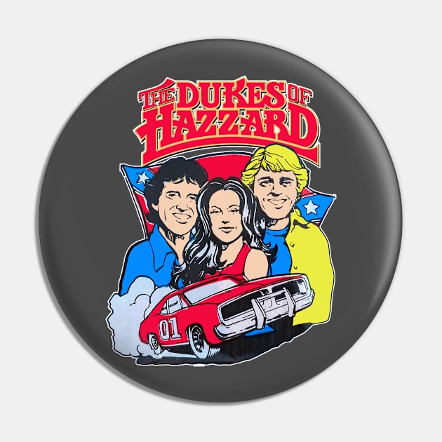 Dukes of Hazzard - Luke, Daisy and Bo Pin by RetroZest