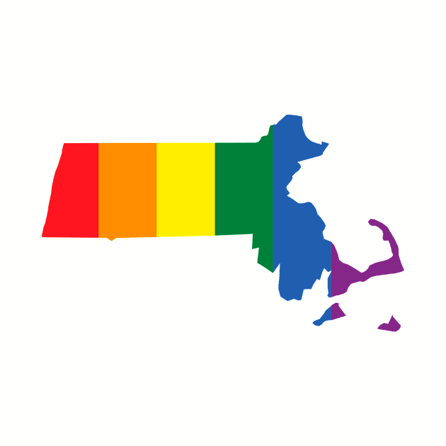 Massachusetts state LGBT Pride by FiftyStatesOfGay