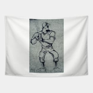 Baseball Slugger Tapestry