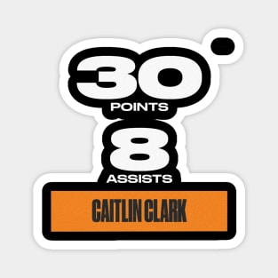 Scor caitlin clark Magnet