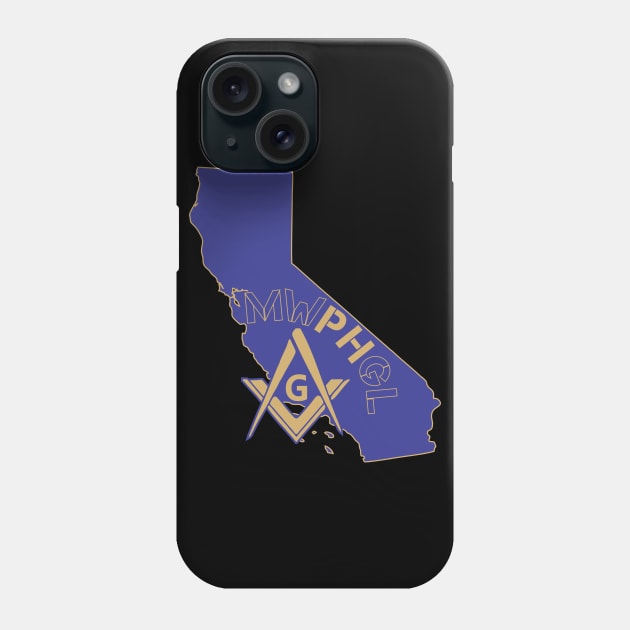 MWPHGLCA - Blue & Gold Phone Case by Brova1986