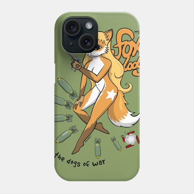 The Dogs of War: Foxy Lady Phone Case by Siegeworks