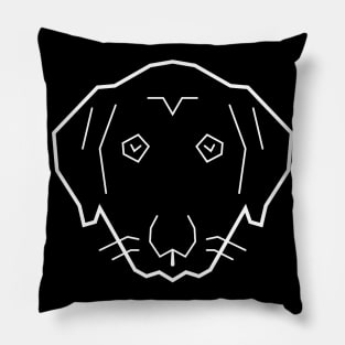 Line Art Dog Pillow