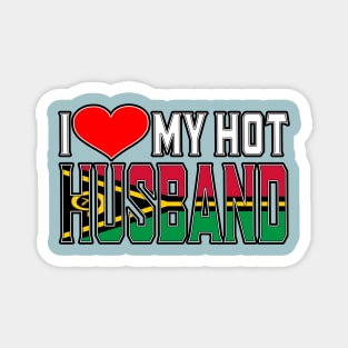 I Love My Hot Vanuatuan Husband Magnet