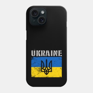 Ukraine Ukrainian Vintage Flag Pride Phone Case