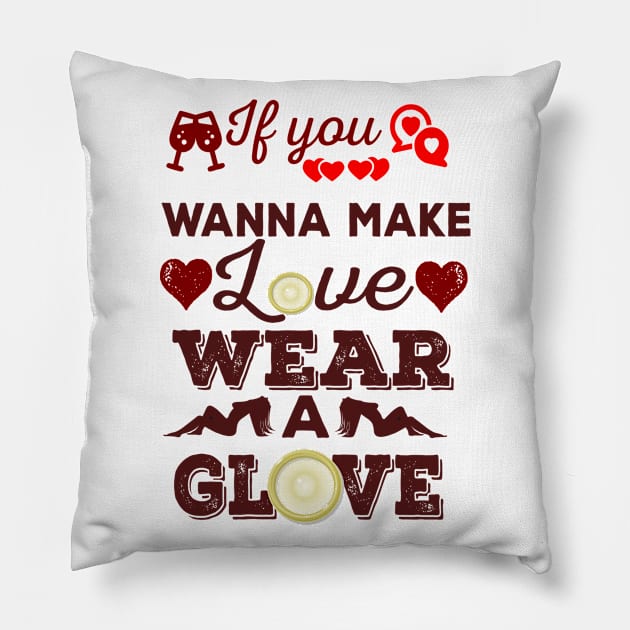 No glove, no glove Pillow by Oopsie Daisy!