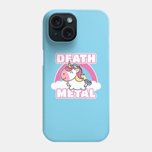 Unicorn death metal Phone Case