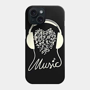 i love to Listen to Music and Gift for Musician and Music Lover Phone Case