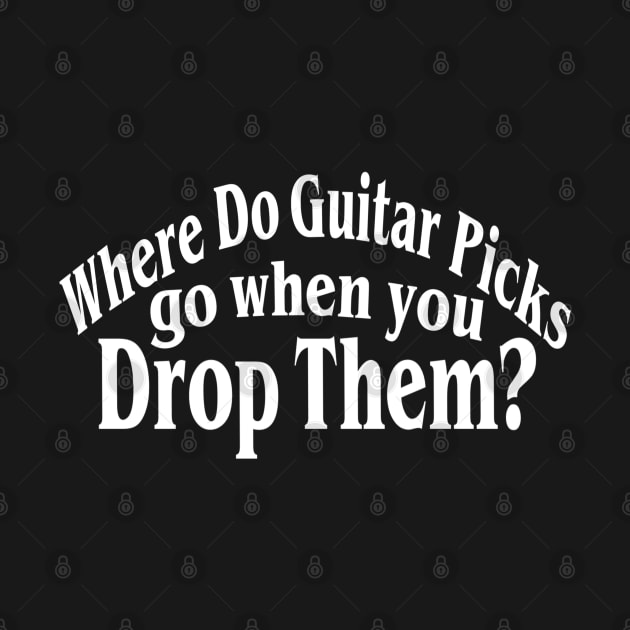 Where Do Guitar Picks Go When You Drop Them? by blueversion