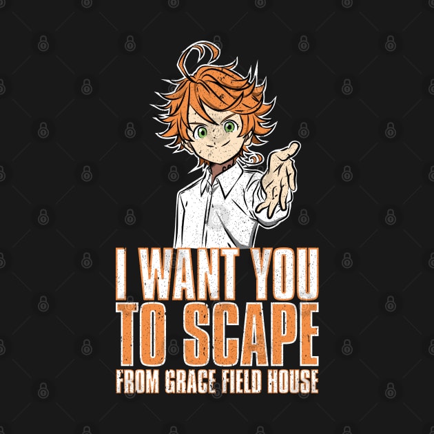 THE PROMISED NEVERLAND: I WANT YOU (GRUNGE STYLE) by FunGangStore