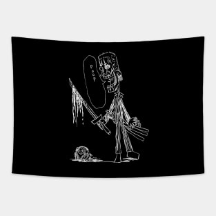 Three Swords Samurai Tapestry