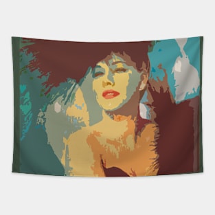 Seductive and fatal empowered woman Tapestry