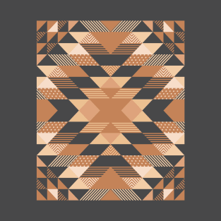 Nude Tribal Art Pattern T-Shirt