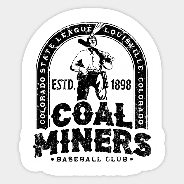 Louisville Coal Miners Colorado Vintage Minor League Baseball