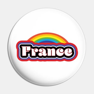 France Pride Rainbow Pin