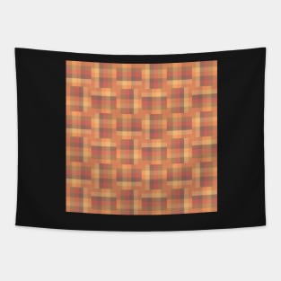 Fall Harvest Plaid Check Tapestry