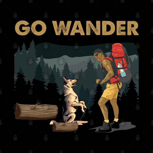 Go Wander a Dog Adventure by 13Lines Art