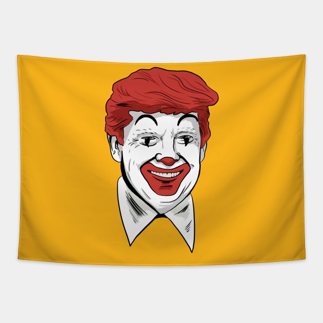 Donald McDonald Tapestry by Black Snow Comics