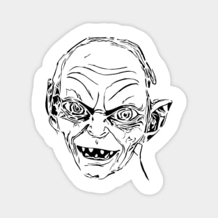 Gollum Stencil Artwork Magnet