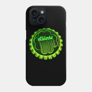 Sláinte Shamrock Bottle Cap Phone Case