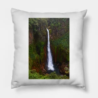 Catarata Del Toro Waterfall - Costa Rica Pillow