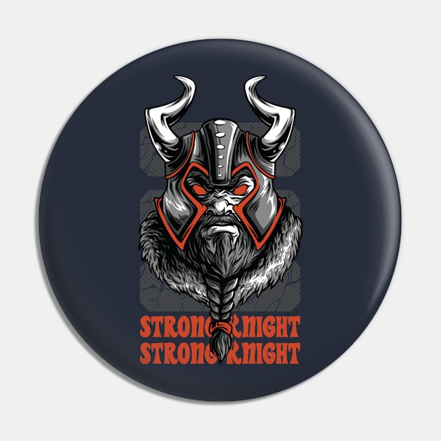 Strong Knight Pin by Stellart