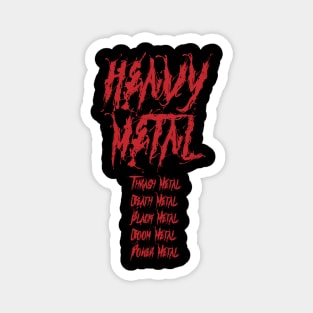 Heavy Metal Tour Magnet