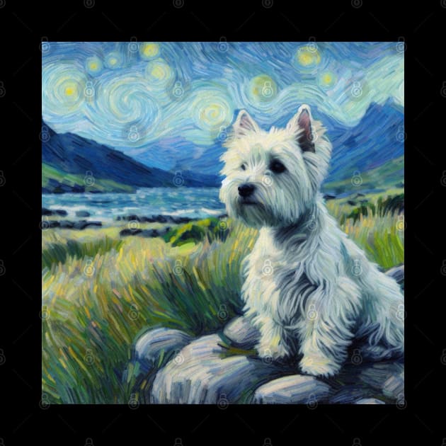 A Westie’s Reverie by Star Fragment Designs