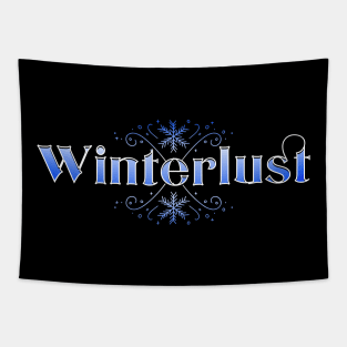 Winterlust Blue Tapestry