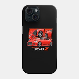 Nissan 350Z Red, JDM Car Phone Case