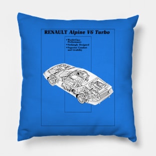 ALPINE RENAULT TURBO - brochure Pillow