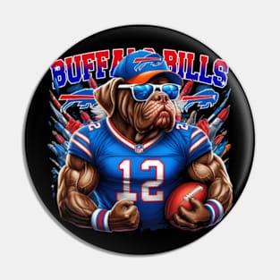 Big Dog Buffalo: Dominant Force T-Shirt - Gridiron Dynasty Edition Pin