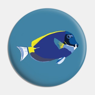 Blue Fish Pin