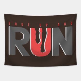 Shut Up and Run Tapestry