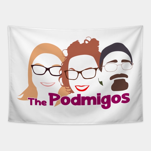 Pink Podmigo Design Tapestry by The Sip List Podcast