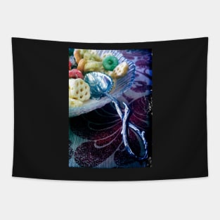 Colorful Bowl of Mixed Cereal Tapestry