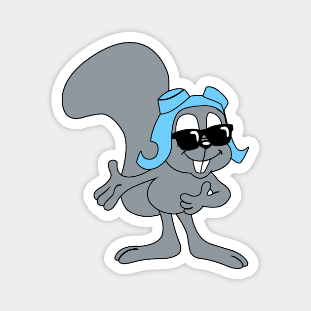 Cool Rocky - Rocky and Bullwinkle Magnet by LuisP96