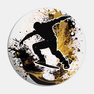 Skateboarder Pin