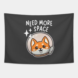 Need More Space Dogstronaut Tapestry