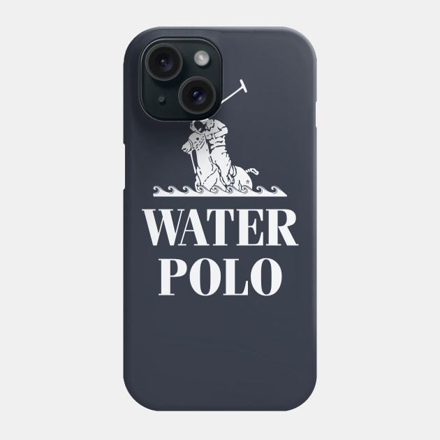 Water Polo - white Phone Case by Anguru