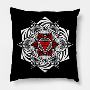 Applied thai art patterns in mandala style. Pillow