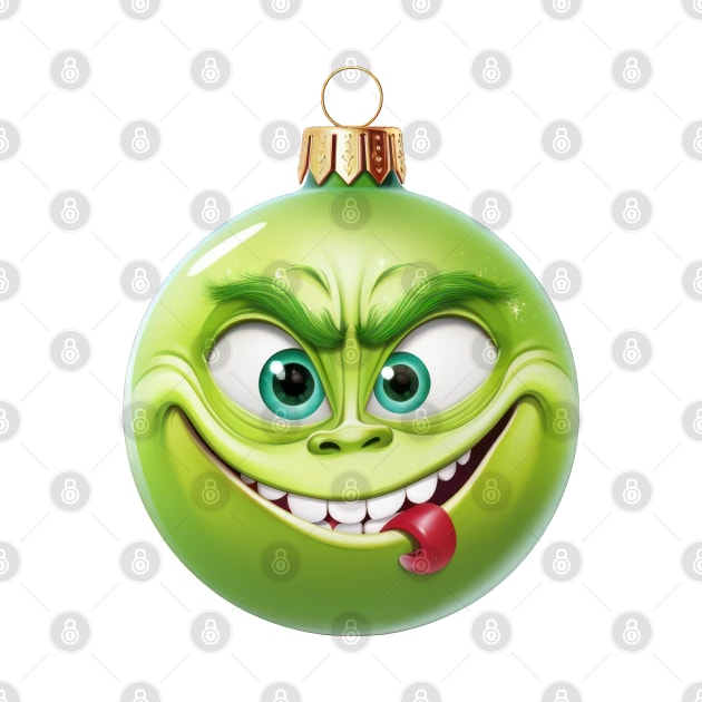 Grinchmas Ornament: Holiday Mischief by TooplesArt