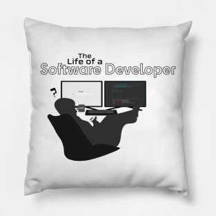 The Life of a Software Developer Pillow