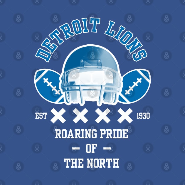 Detroit Lions Roaring Pride of the North by RCKZ