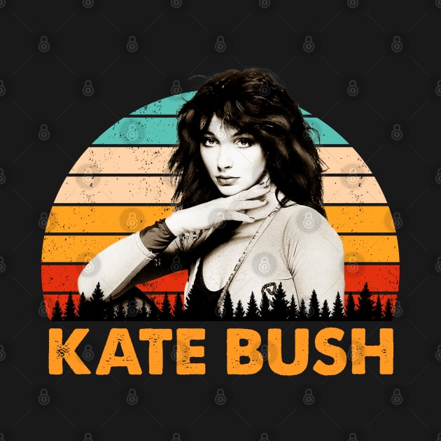 Vintage Kate Bush Retro 80s 90s by Chea Shepherd