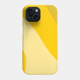 Boho abstract yellow sun pastel swirl pattern Phone Case