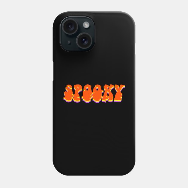 Spooky Retro Halloween Phone Case by yogisnanda