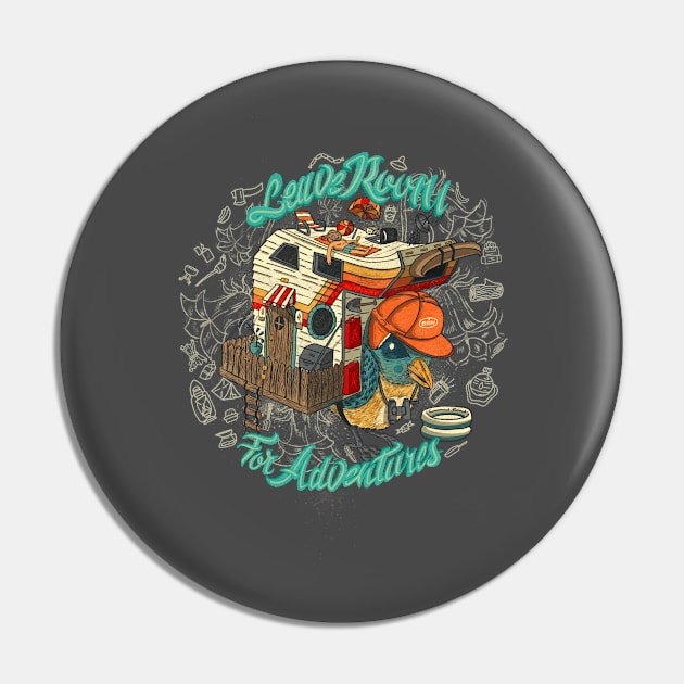 Leave Room for Adventures Pin by BrotherhoodOfHermanos