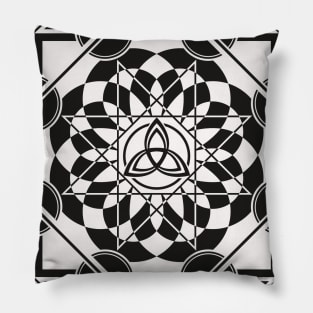 "Enigma" Mandala Pillow